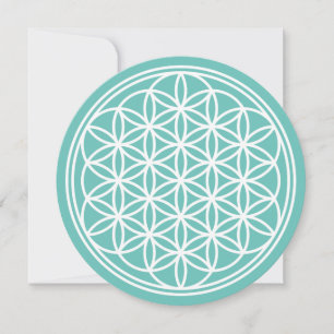 FLOWER OF LIFE - Sacred Geometry Symbol outline 2