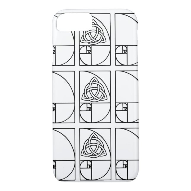 Flower of life sacred geometry triskelion Case-Mate iPhone case (Back)