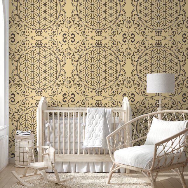 Flower Of Life - Seamless Pattern Art 7 Wallpaper (Kids)