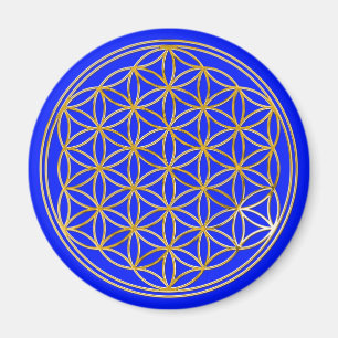 Flower of life   small royal magnet