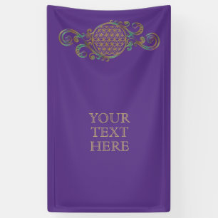 Flower Of Life - Spirals Ornaments 1 Banner