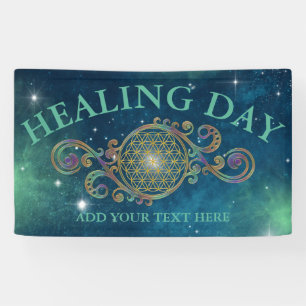 Flower Of Life - Spirals Ornaments 1 Banner