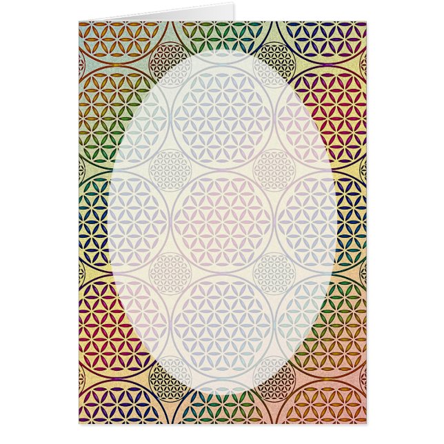 Flower of Life - stamp grunge pattern 1 (Front)