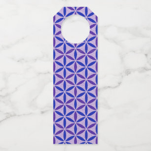FLOWER OF LIFE - stamp pattern 4 Bottle Tag