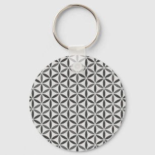 Flower of Life - stamp pattern - BG 5 Key Ring