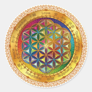 Flower of Life Sticker - ORIGINAL Design by Lilyas