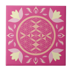 flower of life tile