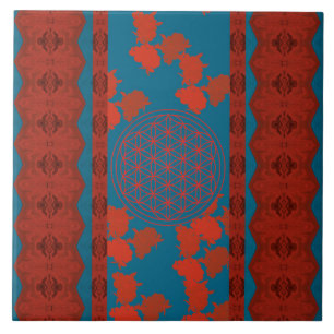 Flower of life tile