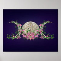 Flower of life Triple Moon Lotus