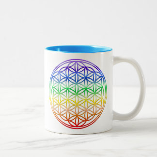 Flower of Life Two-Tone Mug