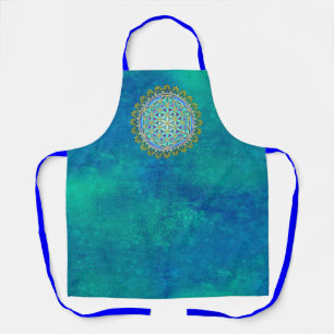 Flower Of Life - Vintage Blossom Ornaments 1 Apron