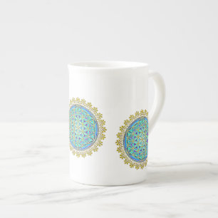 Flower Of Life - Vintage Blossom Ornaments 1 Bone China Mug