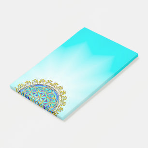 Flower Of Life - Vintage Blossom Ornaments 1 Post-it Notes