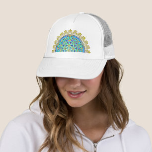 Flower Of Life - Vintage Blossom Ornaments 1 Trucker Hat