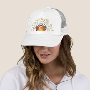 Flower Of Life - Vintage Ornaments Mandala 1 Trucker Hat