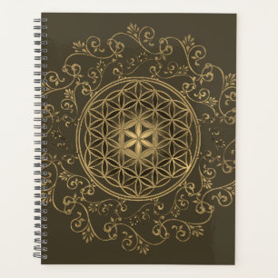 Flower Of Life - Vintage Ornaments Mandala 2 Planner