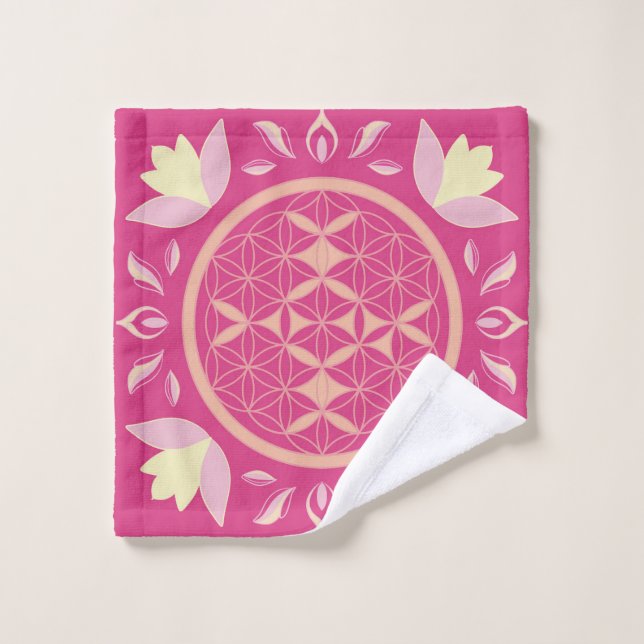 flower of life wash cloth (Wash Cloth)