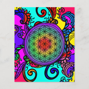 Flower of life zen Chakra Flyer