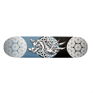 Flower of LIfe Zone Skateboard