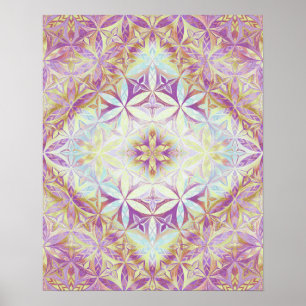 Flower of Live Pattern Poster