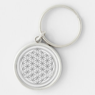 Flower Of Live / silver Key Ring