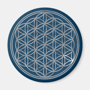 Flower Of Live / silver Magnet