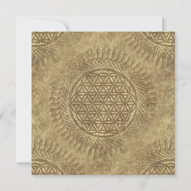 Flower Of Live - sun - seamless pattern 4 (Front)