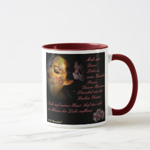 Flower of love on the skin mug