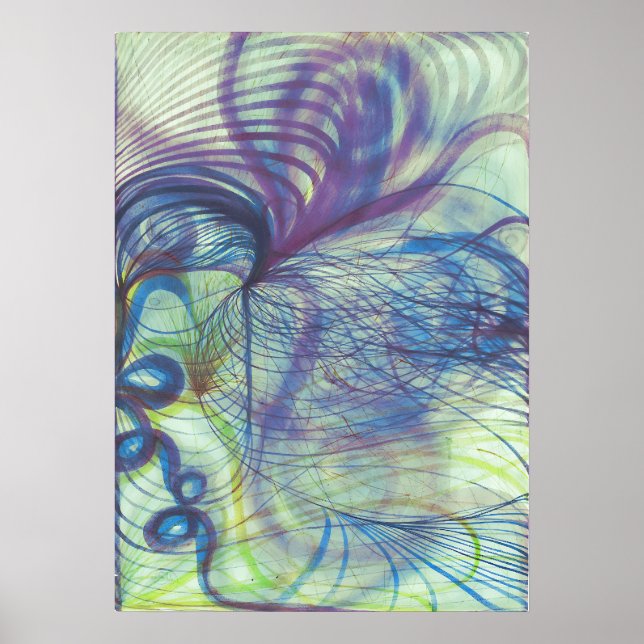 Flower of Samuel Warrand by Georgiana Houghton Pos Poster (Front)