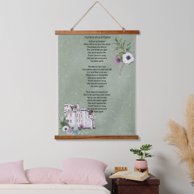 Flower of Scotland Lyrics  Hanging Tapestry (Bedroom)