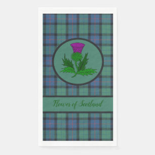 Flower of Scotland Scottish Tartan Napkin