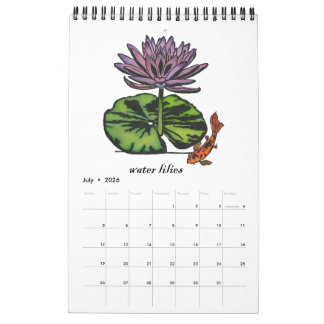 Flower of the Month Calendar