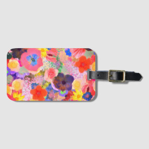 Flower oils luggage tag