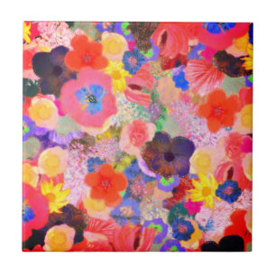 Flower oils tile