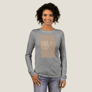 flower paint tshirt