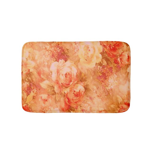 Flower Painting Bath Mat (Front)