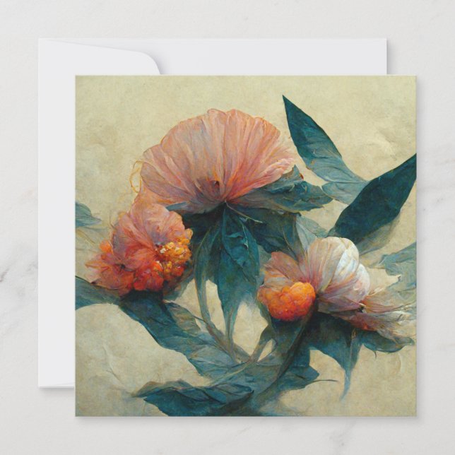 Flower Painting Invitation (Front)