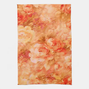 Flower Painting Kitchen Towel
