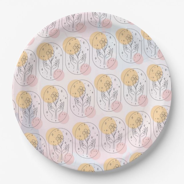 Flower Paper Plate (Front)