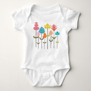 Flower Patch  Baby Bodysuit