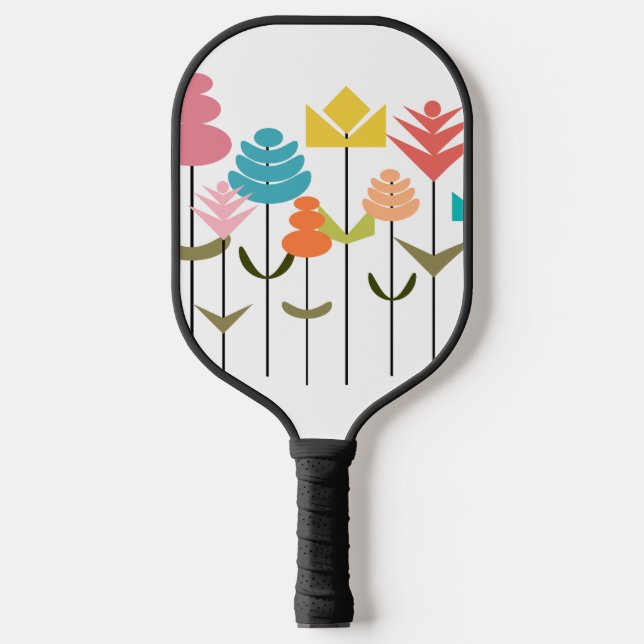 Flower Patch  Pickleball Paddle (Front)