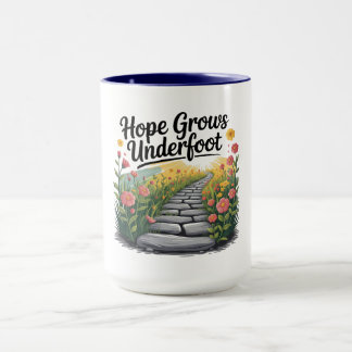 Flower Path - Nature-Inspired Mental Health Mug