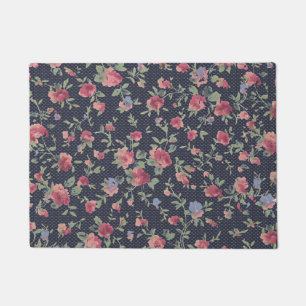 Flower Pattern 18" x 24" Door Mat