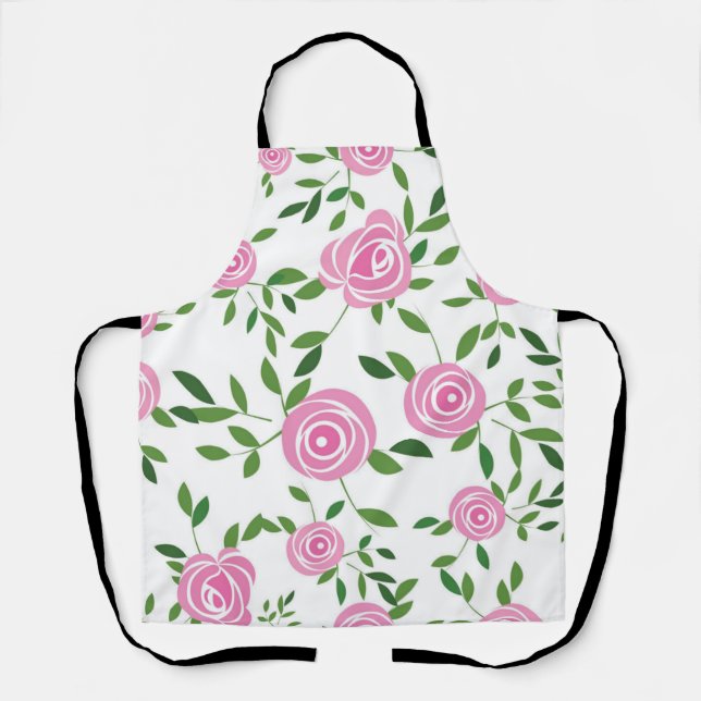 Flower pattern apron (Front)