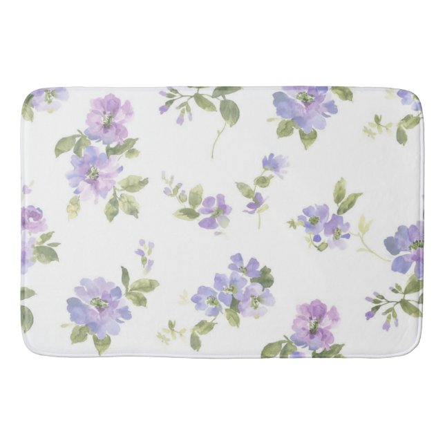Flower pattern bath mat (Front)