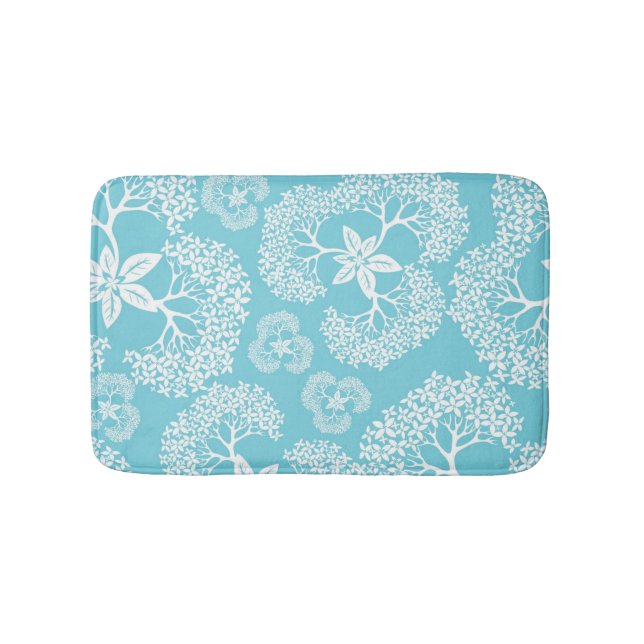 Flower pattern bath mat (Front)
