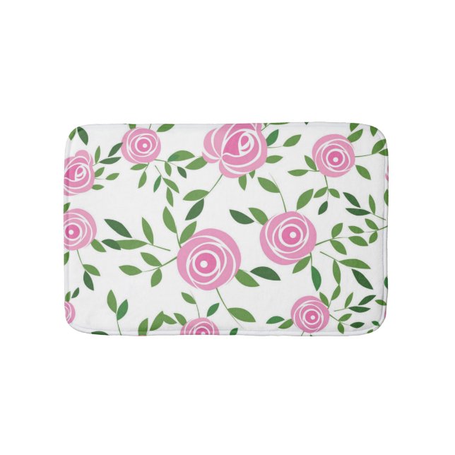 Flower pattern bath mat (Front)