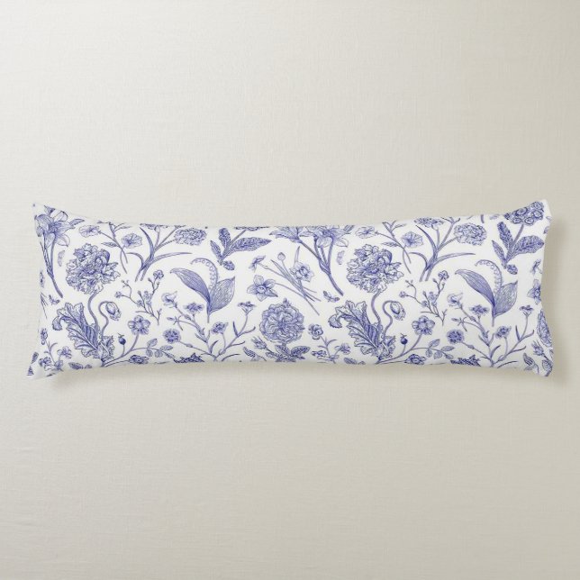 Flower pattern body cushion (Front)
