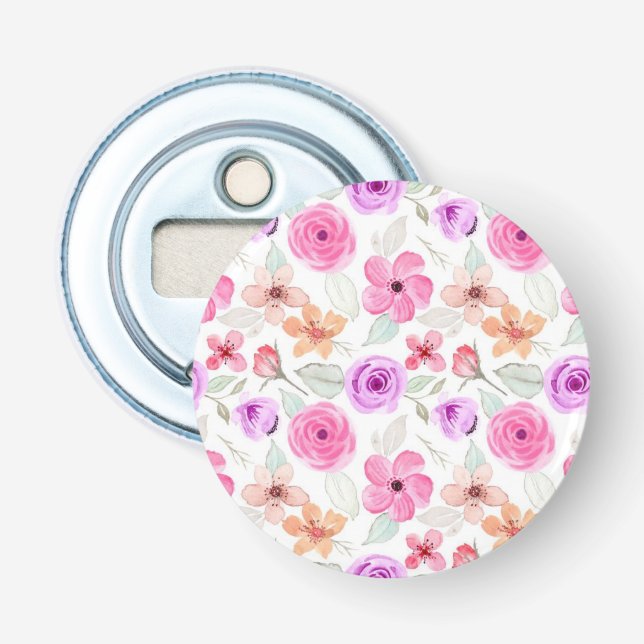 Flower pattern bottle opener (Front)