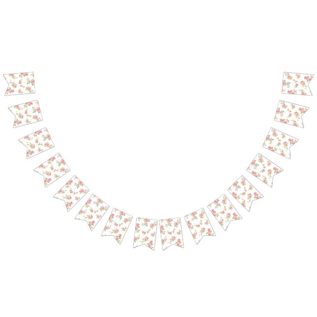 Flower pattern bunting  (All)